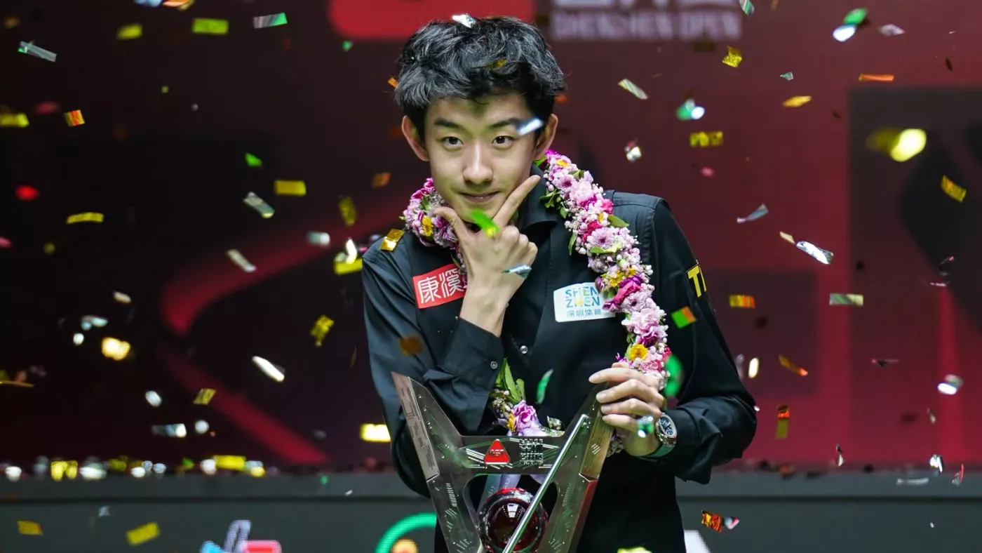 Wu Yize is the new world number two after winning the Shenzhen Open